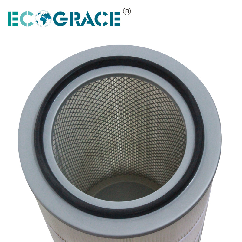 PTFE Membrane Spun Bonded Polyester Air Pleated Filter Cartridge